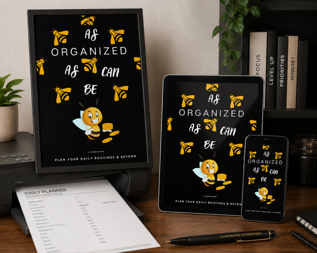 As Organized As Can Be planner cover